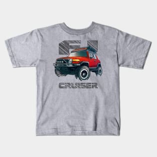 FJ Cruiser (XJ10) – Radiant Red Kids T-Shirt